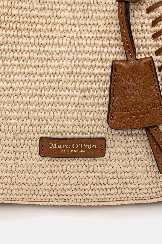 Marc O'Polo geantă crossbody pentru femei împletită bej 5000010832