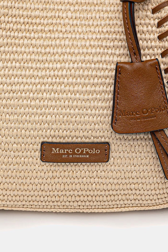 Marc O'Polo geantă crossbody pentru femei împletită bej 5000010832