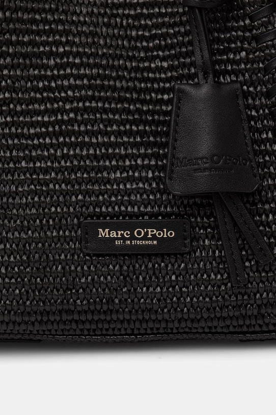 Marc O'Polo geantă crossbody pentru femei împletită negru 5000010832