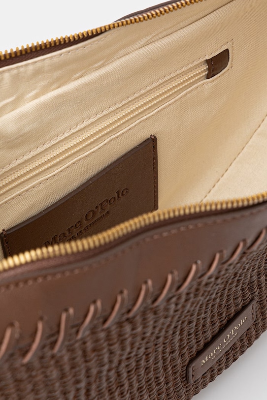 Marc O'Polo kabelka rogal dámska pletená 5000010833 hnedá