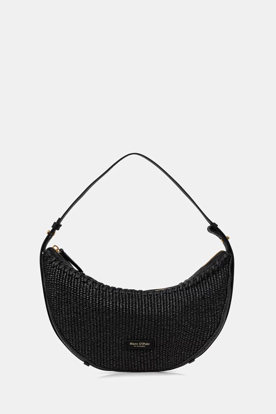 Marc O'Polo Geantă croissant femeiască împletită negru 5000010833