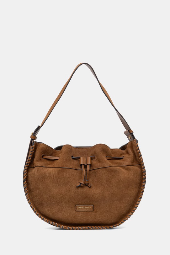 Marc O'Polo torebka damska zamszowa brązowy 5000010852