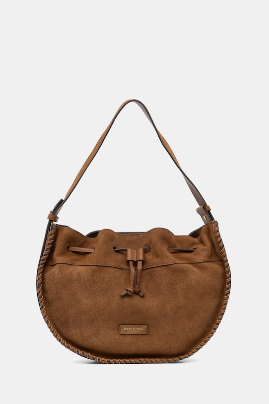 Marc O'Polo torba za žene od brušene kože smeđa 5000010852