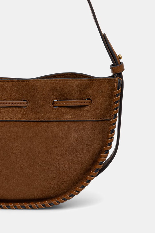 Marc O'Polo crossbody kabelka dámska semišová hnedá 5000010854