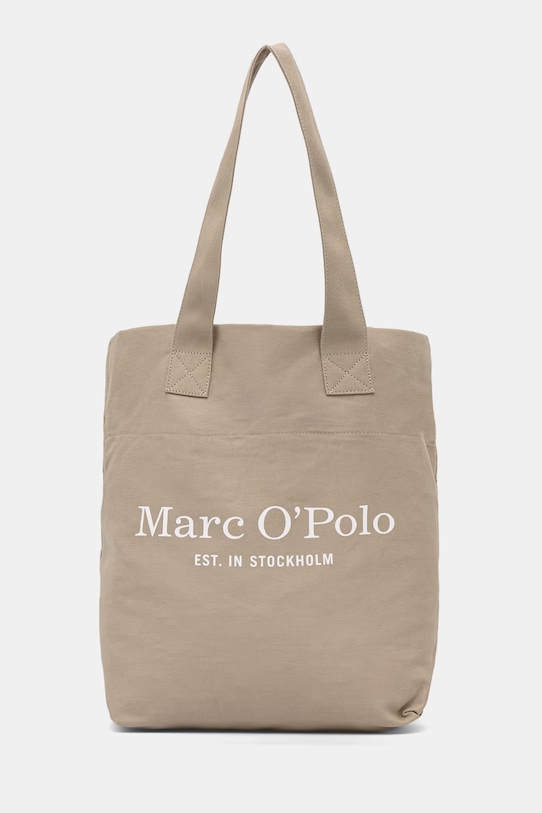 Marc O'Polo torebka tote damska bawełniana beżowy 5000010863
