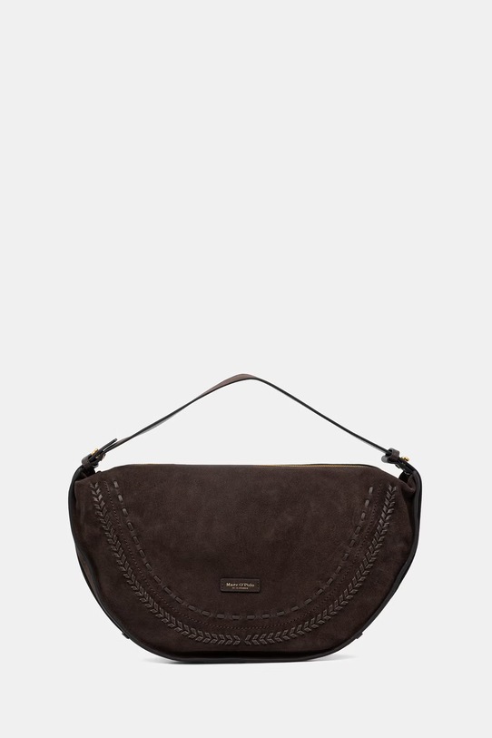 Marc O'Polo torebka shopper damska zamszowa brązowy 5000011010