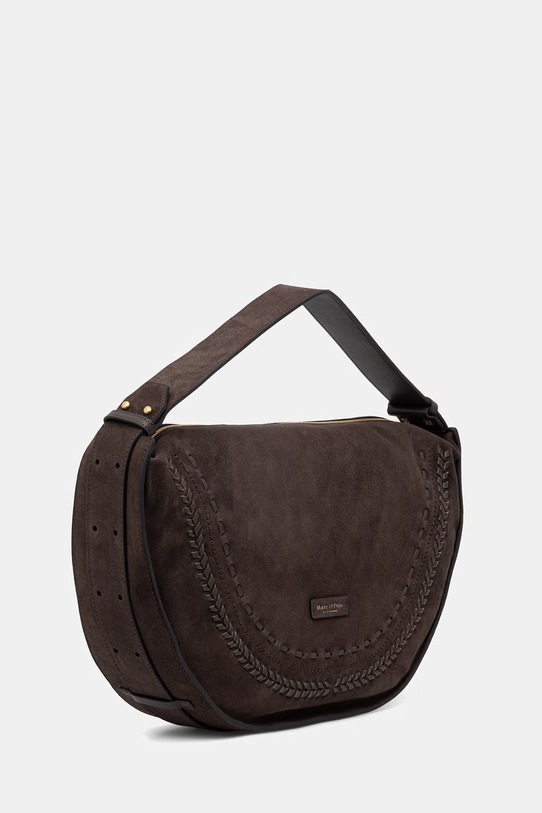 Marc O'Polo torebka shopper damska zamszowa 5000011010 brązowy ZS26