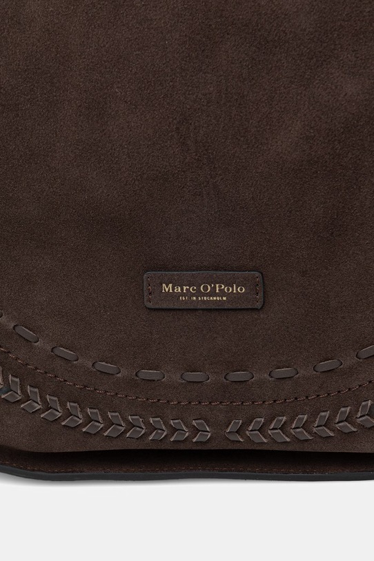 Marc O'Polo torebka shopper damska zamszowa brązowy 5000011010