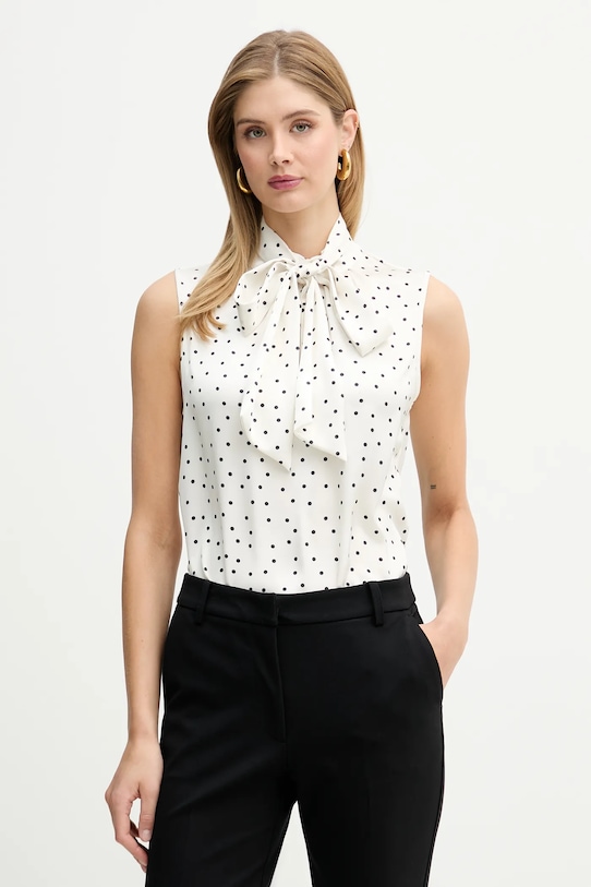 Silvian Heach bluzka GALAZI szpic beżowy GPP26339TO