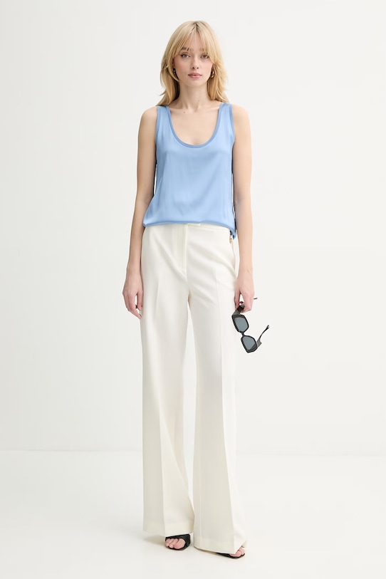 Silvian Heach top GOMOS GPP26071TO niebieski ZS26