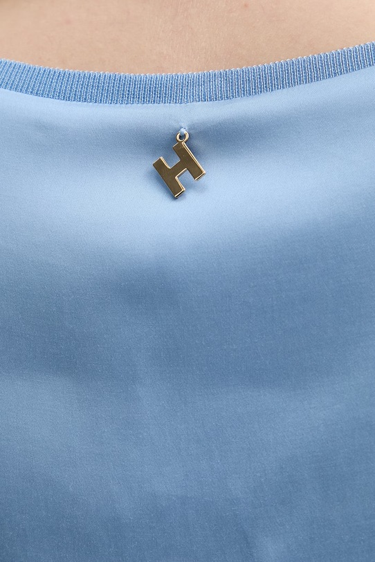 Silvian Heach top GOMOS GPP26071TO niebieski