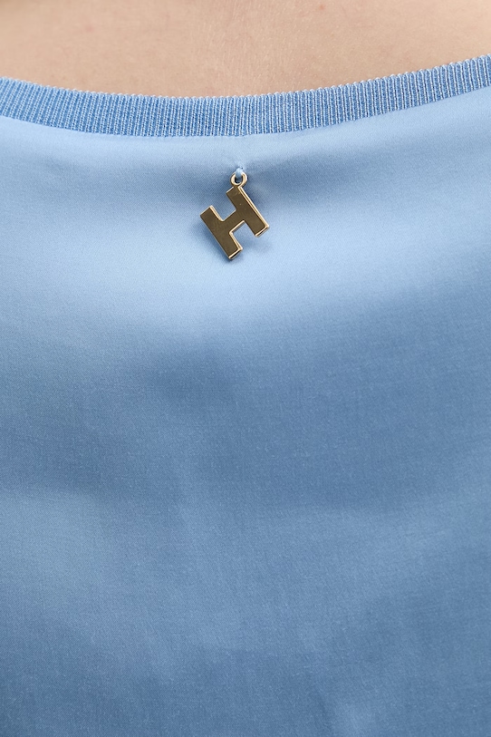 Silvian Heach top GOMOS GPP26071TO niebieski