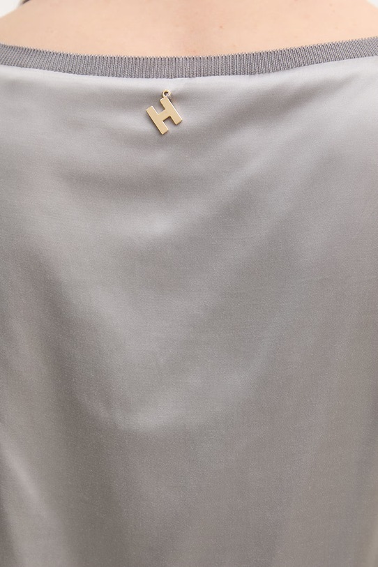 Silvian Heach top GOMOS GPP26071TO szary