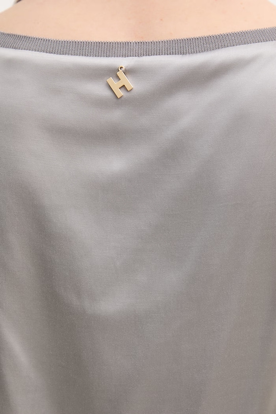 Silvian Heach top GOMOS GPP26071TO szary