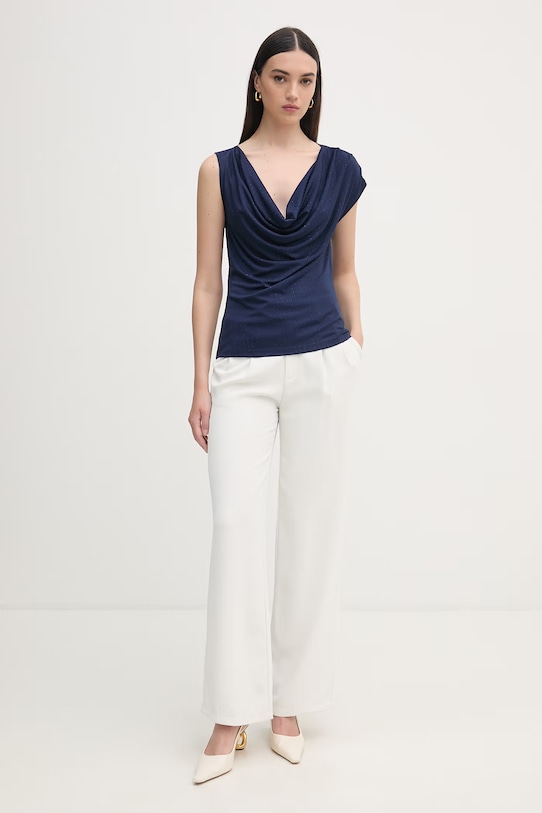 Silvian Heach bluzka damska RAMAN GPP26085TO granatowy ZS26