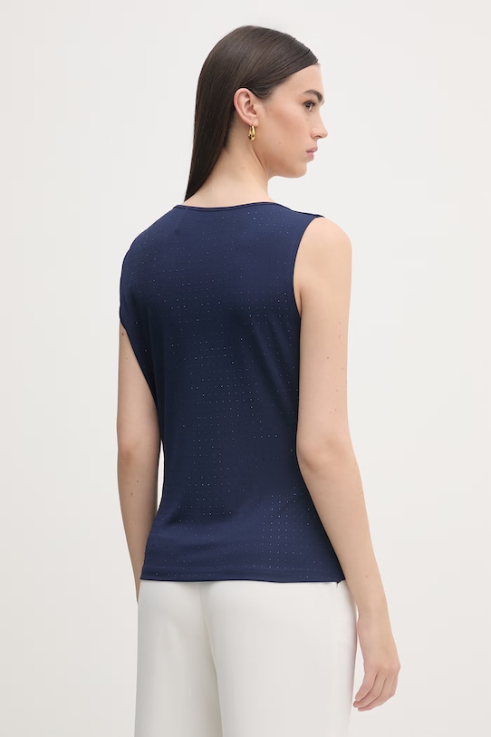 Odzież Silvian Heach bluzka damska RAMAN GPP26085TO granatowy