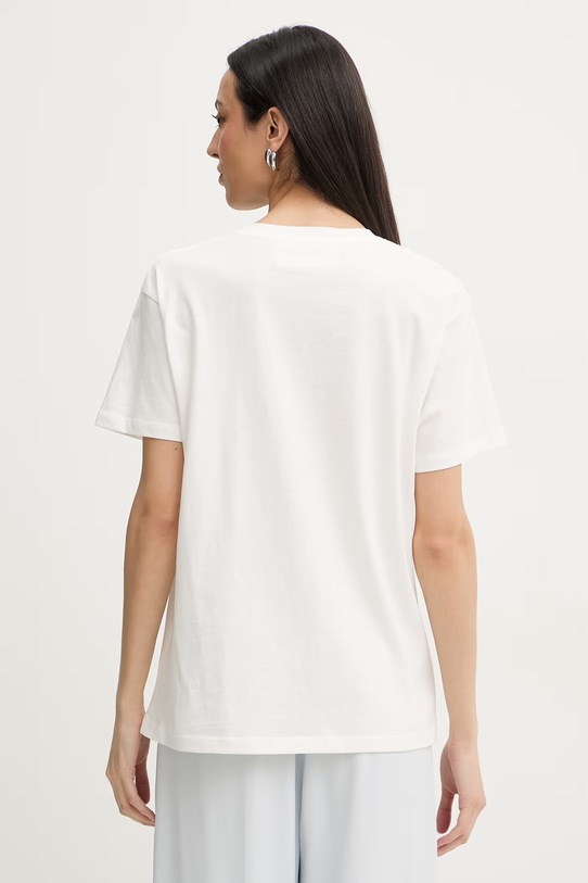 Odzież Silvian Heach T-shirt damski bawełniany SEIPONE GPP26412TS biały