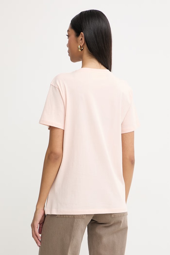 Odzież Silvian Heach t-shirt damski bawełniany SEIPONE GPP26412TS różowy