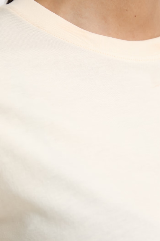 Silvian Heach t-shirt damski bawełniany SEKOK GPP26074TS beżowy