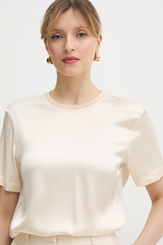 Silvian Heach bluzka RESANA beżowy GPP26191BL