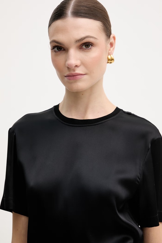 Silvian Heach bluzka RESANA czarny GPP26191BL