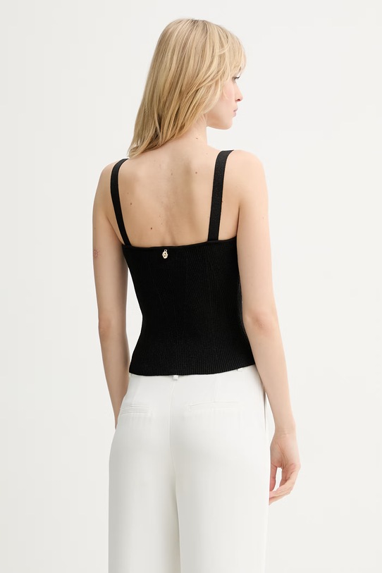 Odzież Silvian Heach top MAGALES GPP26429TO czarny