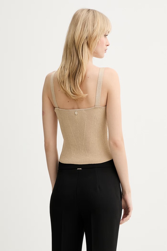 Odzież Silvian Heach top MAGALES GPP26429TO złoty