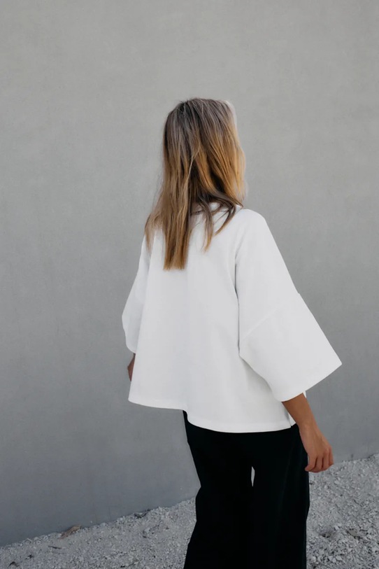 Muuv. t-shirt basic damski bawełniany KOAI longsleeve.KOAI