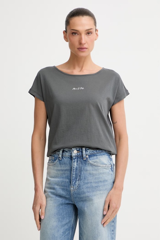 Marc O'Polo футболка жіноча бавовняна сірий 5000014096