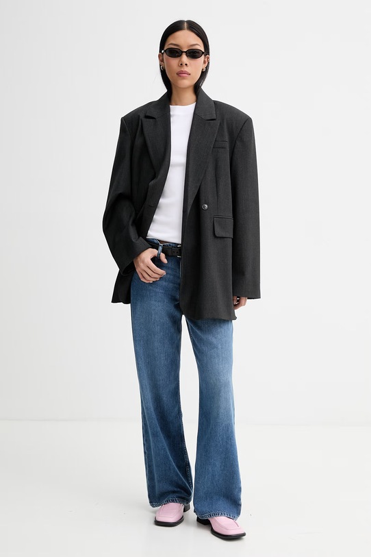 Marc O'Polo top dámsky bavlnený s elastanom 5000014121 biela ZS26