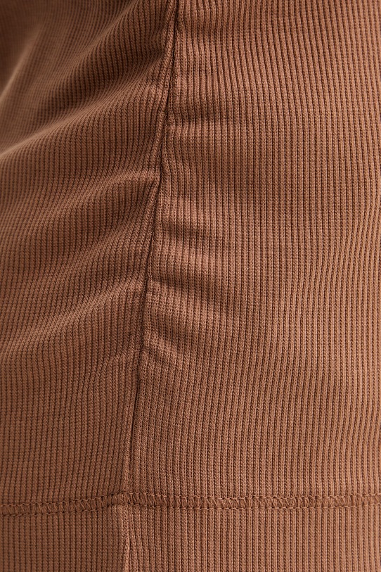 Marc O'Polo női top pamut elasztánnal 5000014121 barna