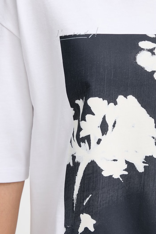 Marc O'Polo tričko dámské bavlněné 5000014124 bílá