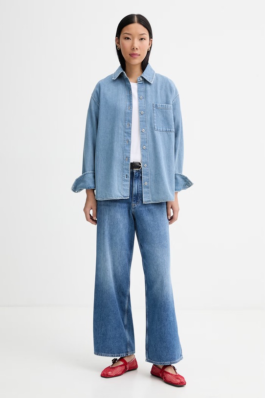 Marc O'Polo tričko dámské bavlněné 5000014124 bílá ZS26