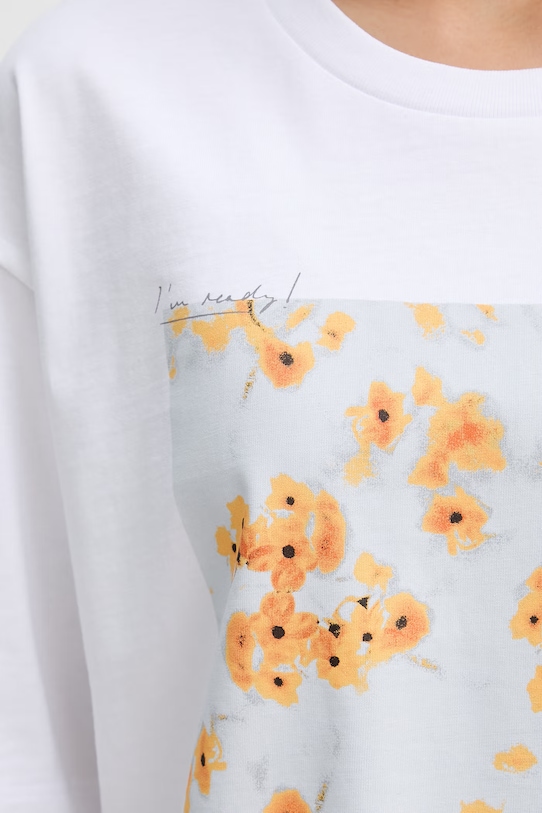 Marc O'Polo tričko dámské bavlněné 5000014124 bílá