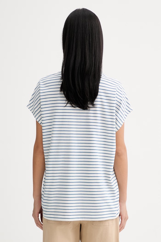 Odzież Marc O'Polo T-shirt damski bawełniany 5000009996 biały