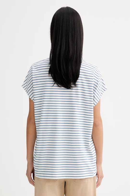 Odzież Marc O'Polo T-shirt damski bawełniany 5000009996 biały