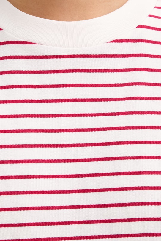 Marc O'Polo T-shirt damski bawełniany 5000009996 bordowy