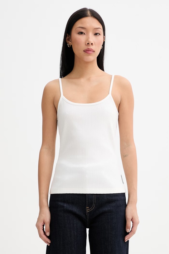 Marc O'Polo Τοπ γυναικείο με βαμβάκι μπεζ 5000010158