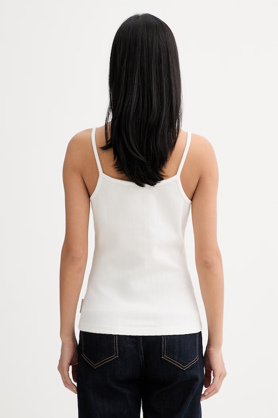 Ρούχα Marc O'Polo Τοπ γυναικείο με βαμβάκι 5000010158 μπεζ