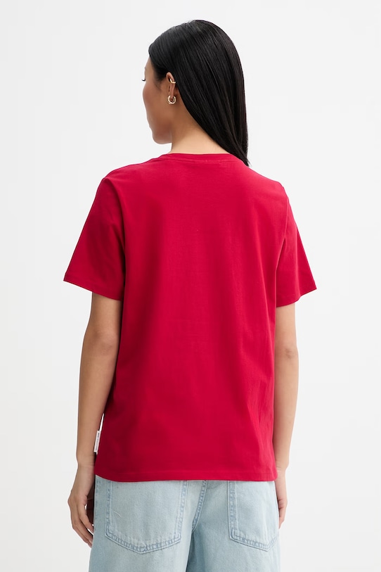 Ρούχα Marc O'Polo T-shirt γυναικείο βαμβακερό 5000011504 κόκκινο