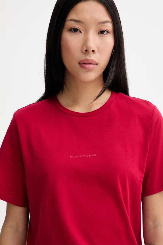 Marc O'Polo T-shirt γυναικείο βαμβακερό κόκκινο 5000011504