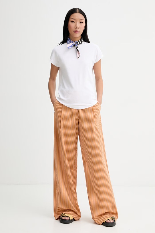 Marc O'Polo tričko dámske bavlnené 5000014193 biela ZS26