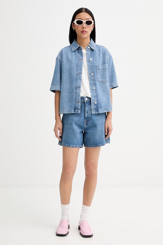 Marc O'Polo T-shirt damski bawełniany 5000009995 beżowy ZS26