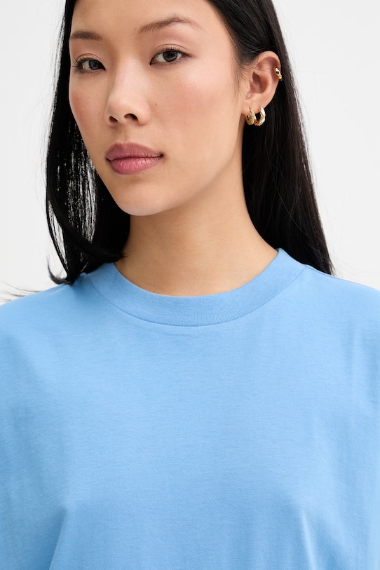 Marc O'Polo T-shirt damski bawełniany niebieski 5000009995