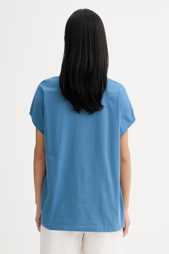 Odzież Marc O'Polo T-shirt damski bawełniany 5000009995 niebieski