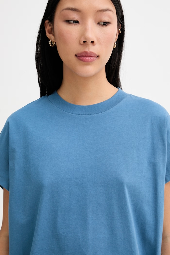 Marc O'Polo T-shirt damski bawełniany niebieski 5000009995