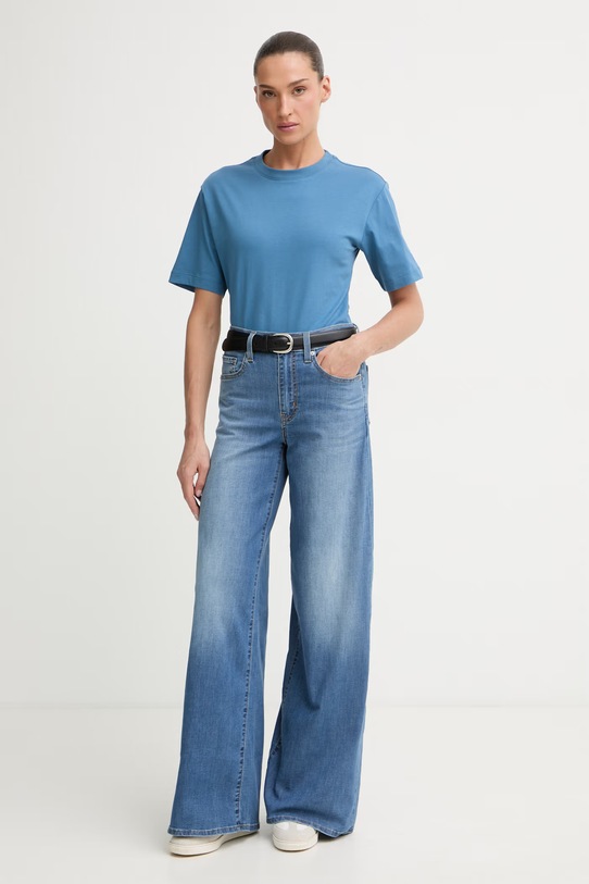 Marc O'Polo футболка жіноча бавовняна 5000010011 блакитний ZS26