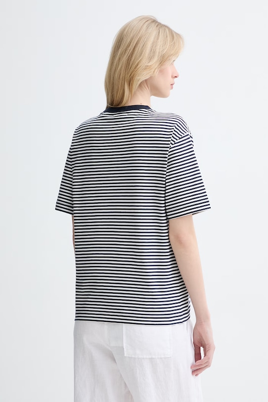 Oblačila Marc O'Polo kratka majica ženska bombažna 5000010012 mornarsko modra