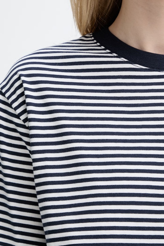 Marc O'Polo kratka majica ženska bombažna 5000010012 mornarsko modra