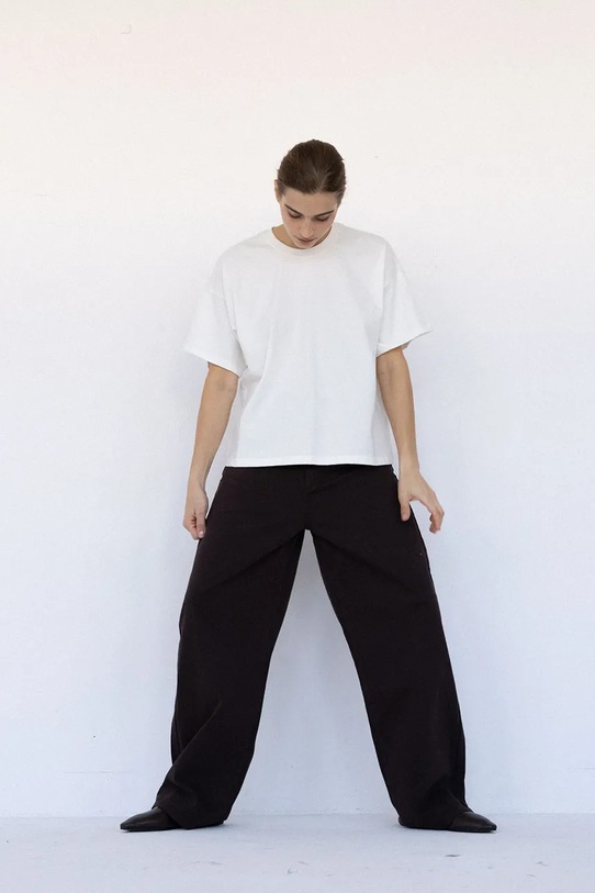 Muuv. póló női pamut ASLI fehér tshirt.ASLI